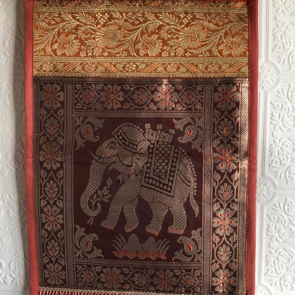 Other - Boho Indian Asian Elephant Magazine Holder